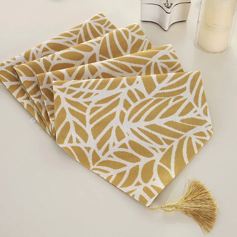 Table Runners Colorful Leaves Printed Runner