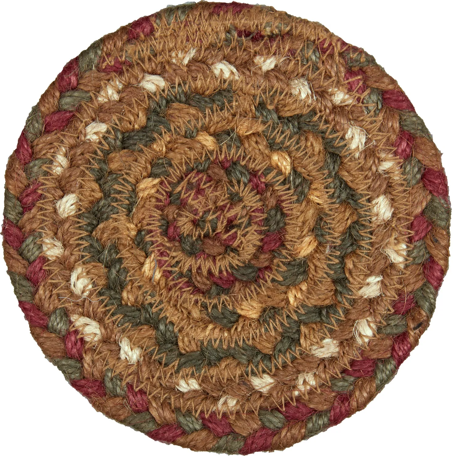 Tea Cabin Jute Coaster Set of 6