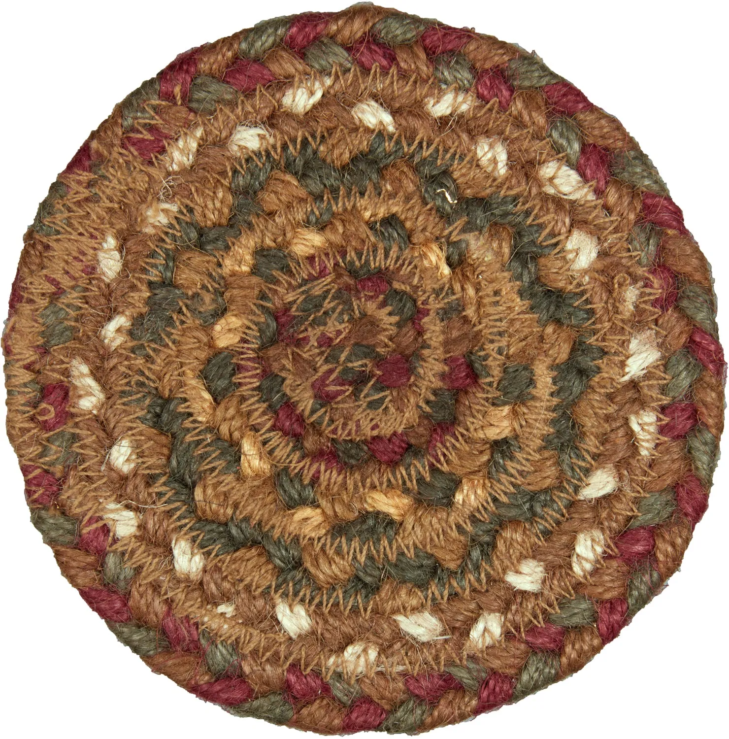 Tea Cabin Jute Coaster Set of 6