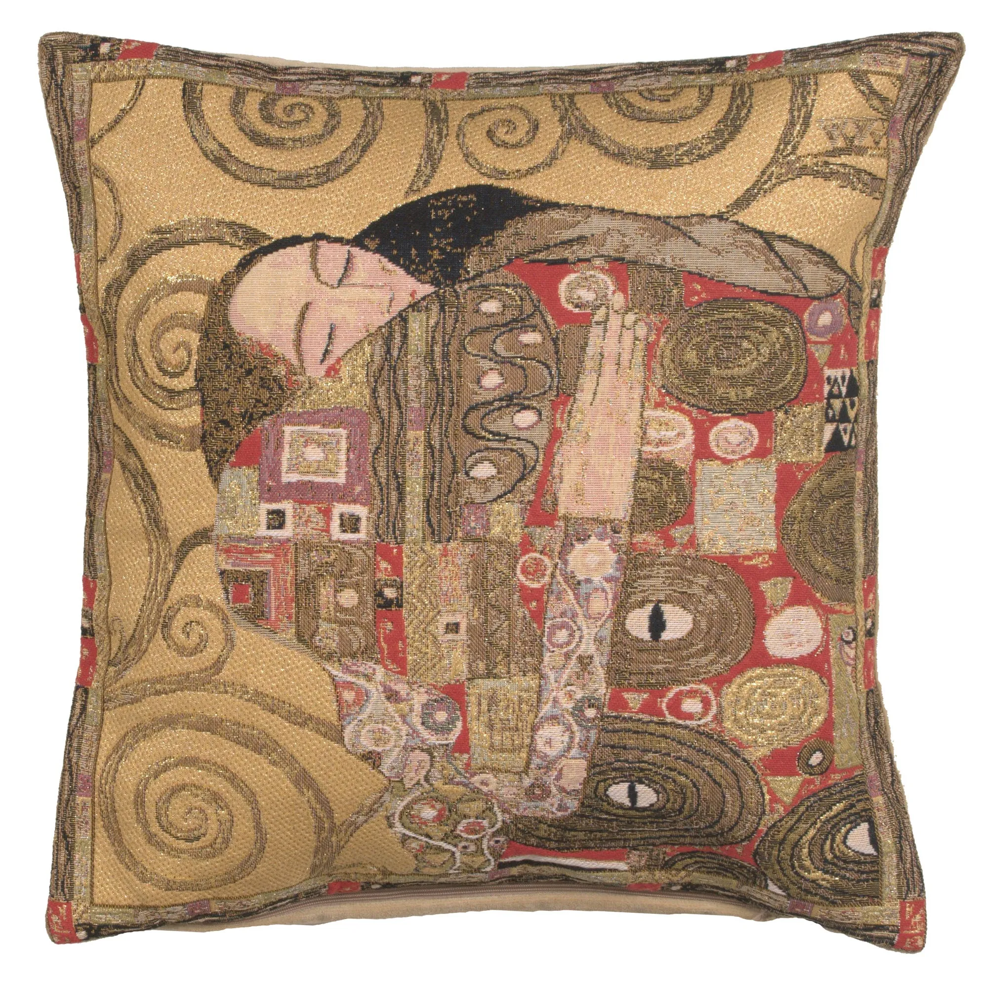 The Accomplissement Gold European Cushion Cover