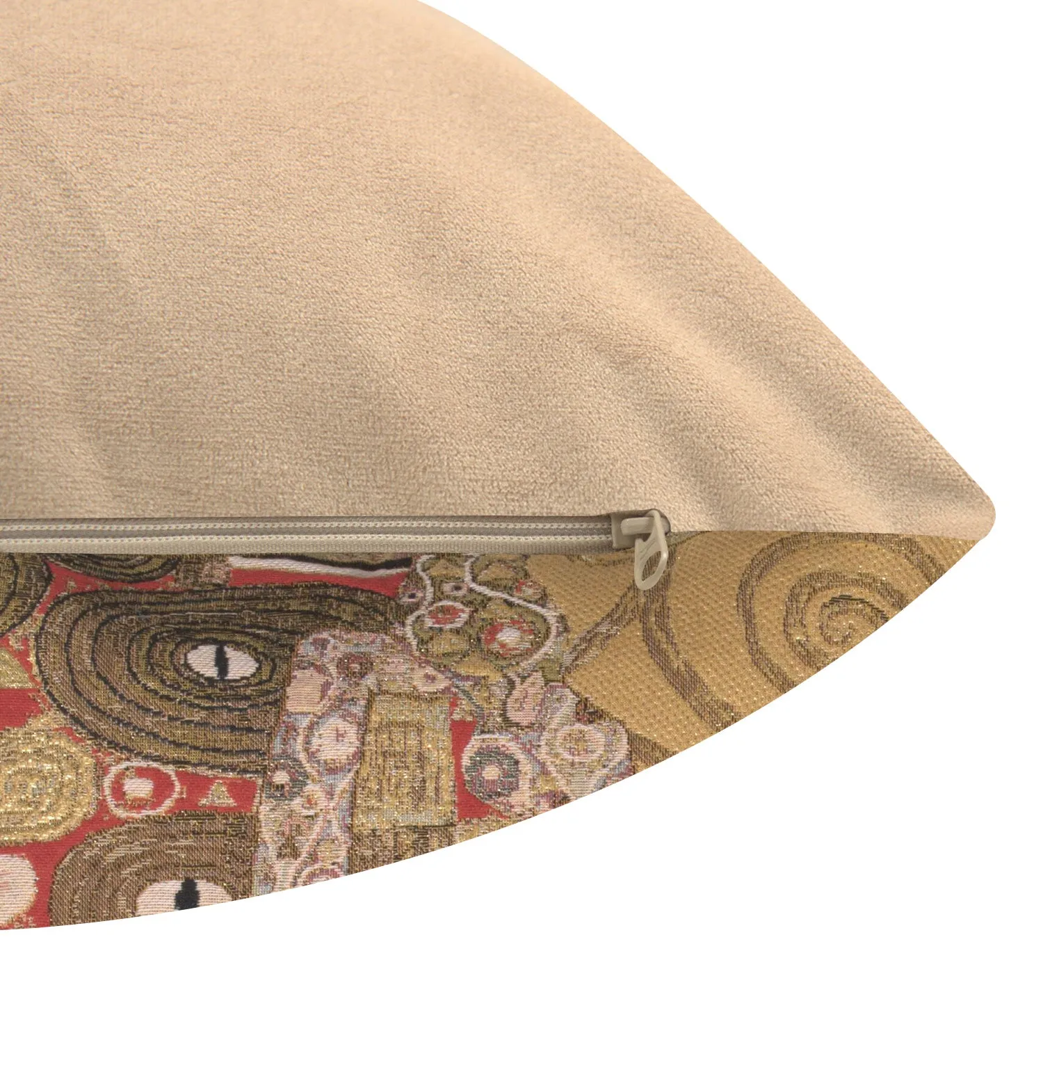 The Accomplissement Gold European Cushion Cover