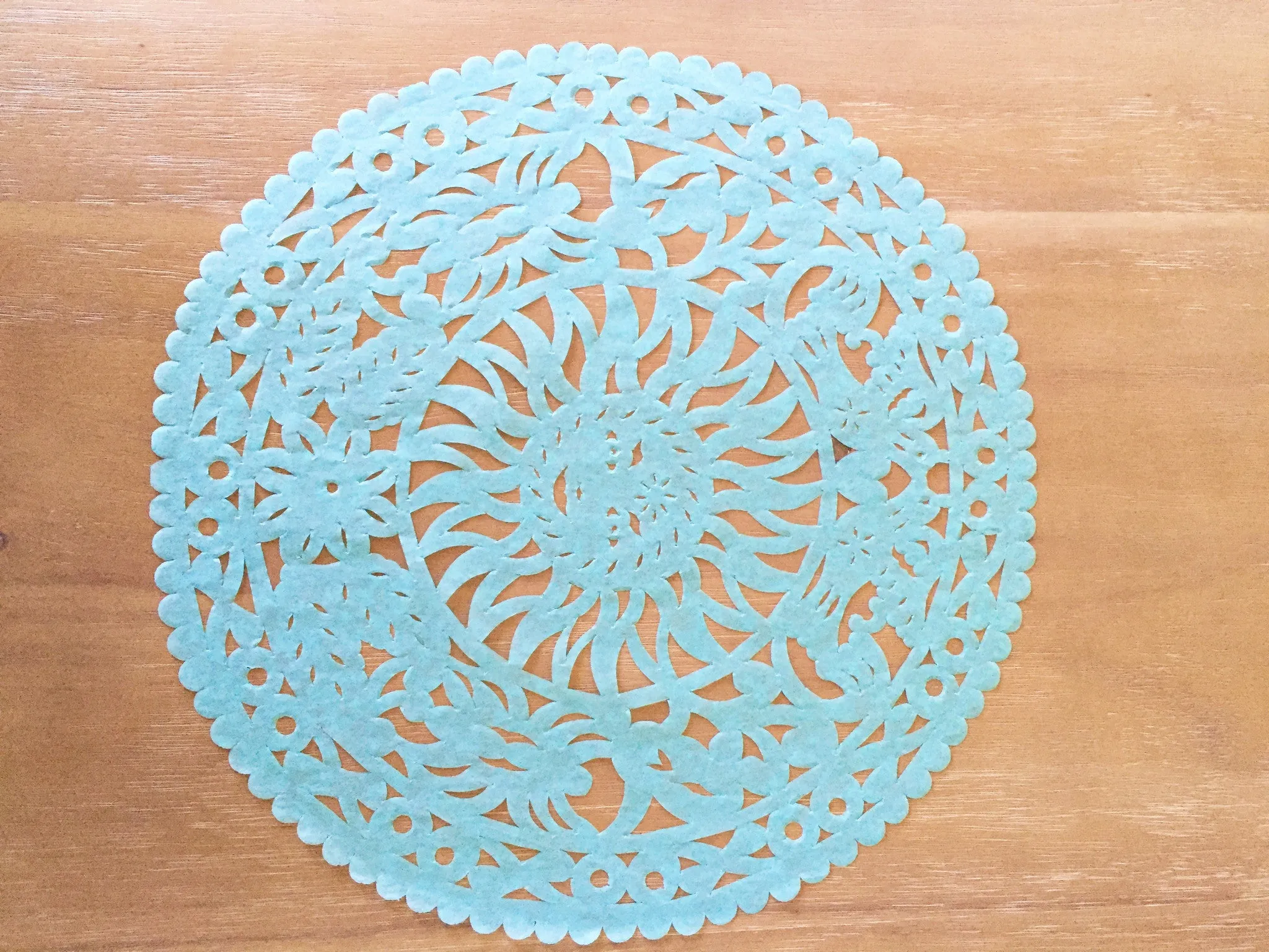 Tissue placemats Mexican Papel Picado, Set of 4