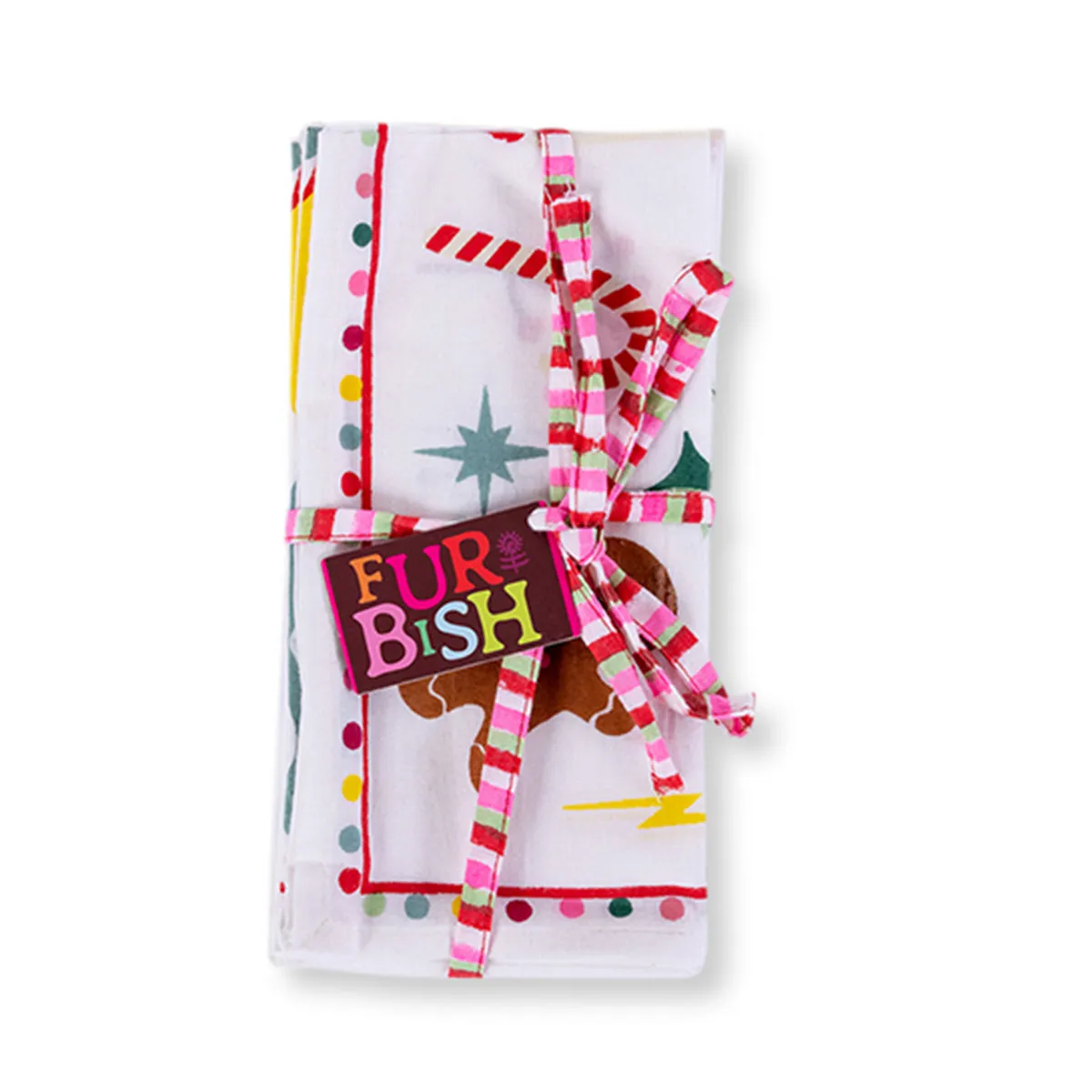 Twinklemas Napkins 4pc Set