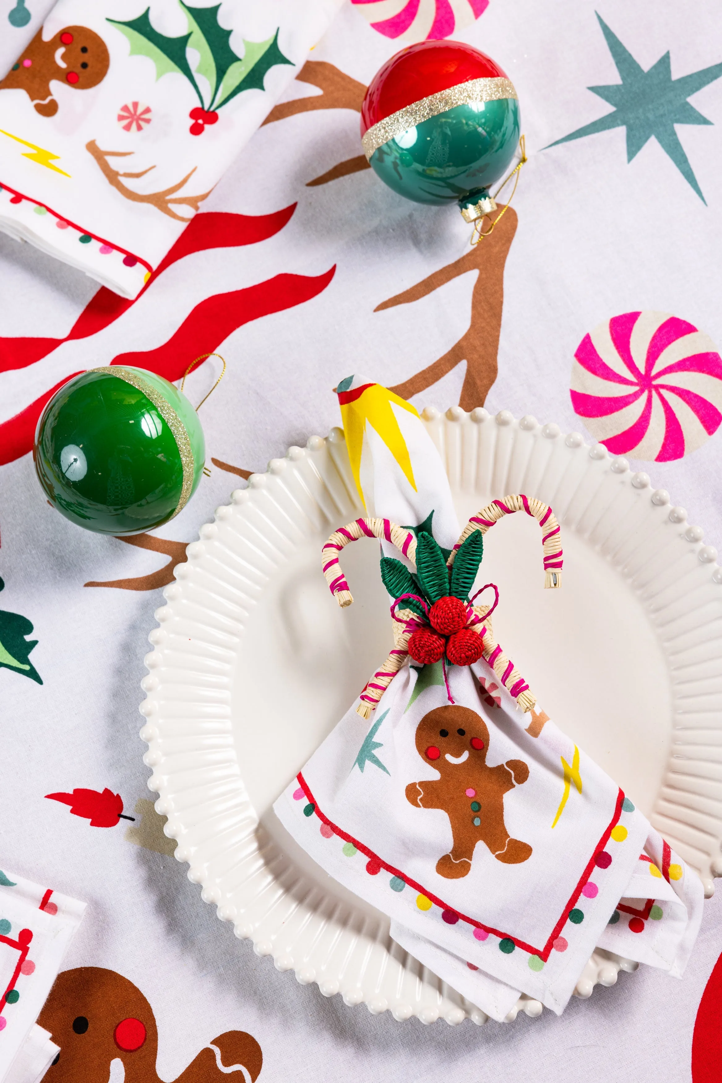 Twinklemas Napkins 4pc Set
