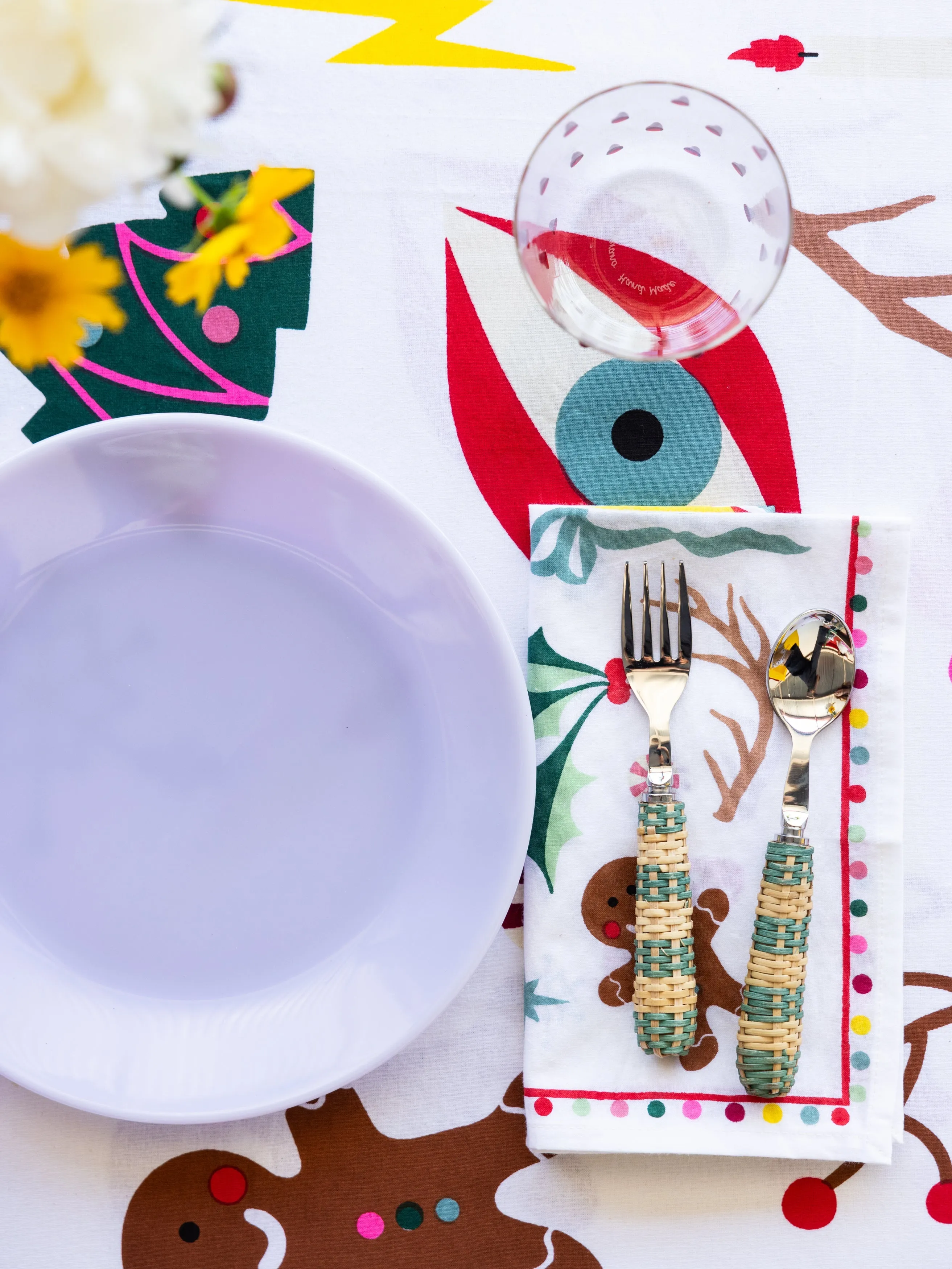 Twinklemas Napkins 4pc Set