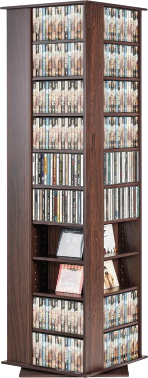 Vevor Media Storage Tower 4-Sided Revolving Cabinet 1,040 CDs New
