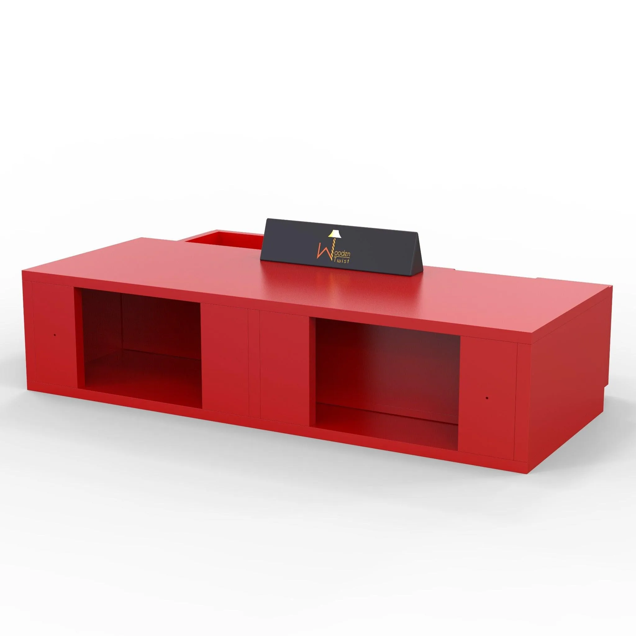 Wooden Twist Exclusively Launched Engineered Wood Wall Shelf with Drawer